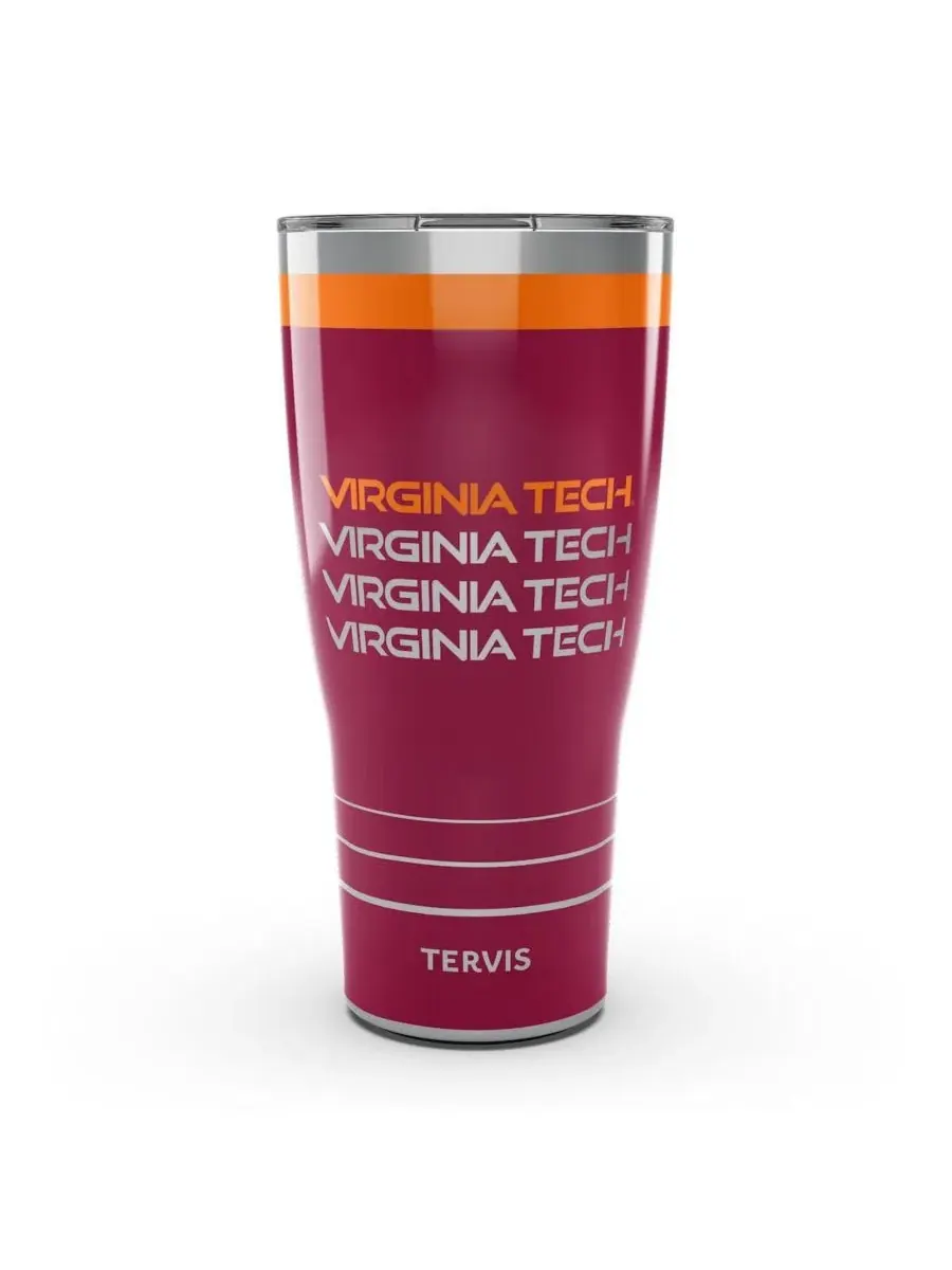 Термокружка Tervis Tumbler Reverb Stainless Steel, 30 унций, Virginia Tech Hokies