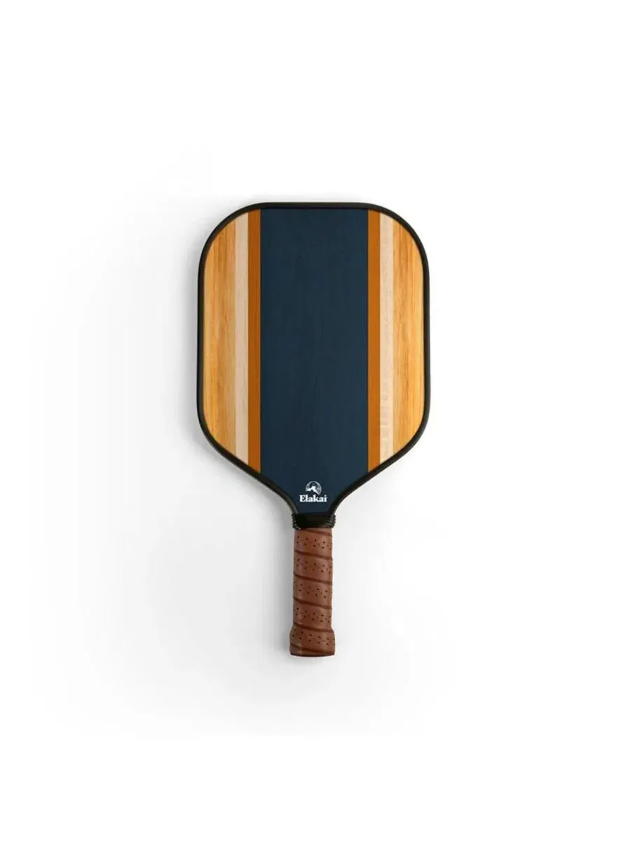 Ракетка для пиклбола Woody Surf 16 мм Elakai — серый