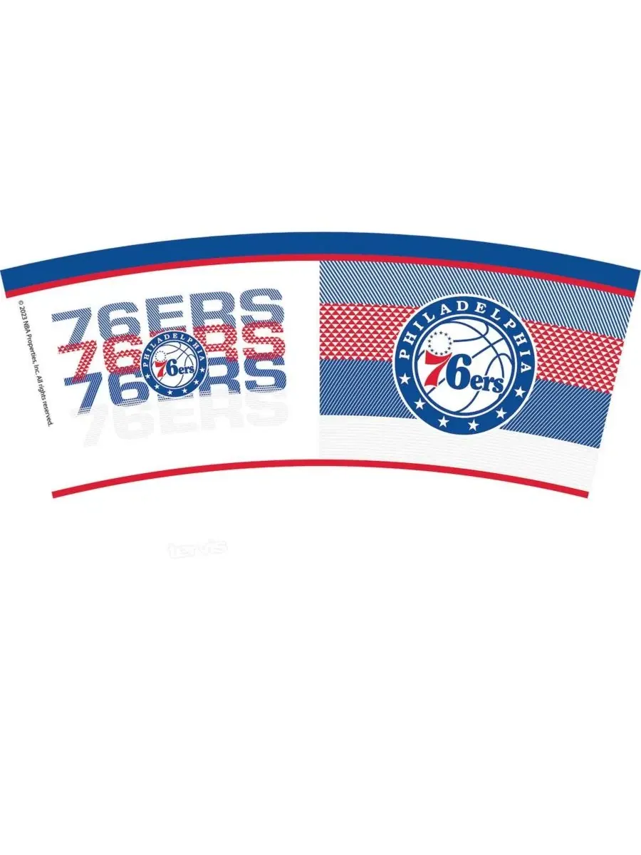 Термокружка Tervis, 473 мл, с принтом Philadelphia 76ers — изображение 2 из 2, нет цвета