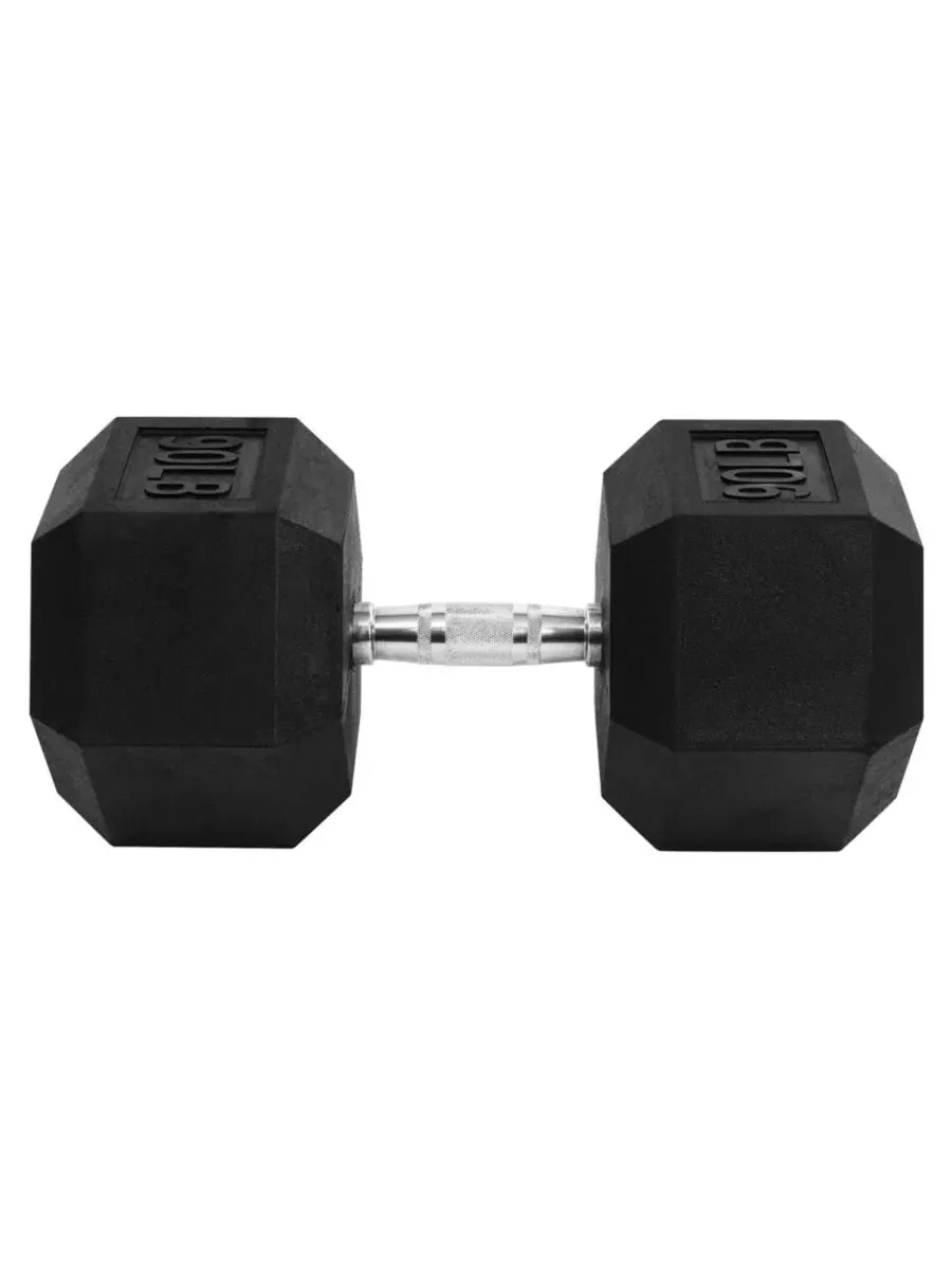 Гантель Hex Single Dumbbell для силовых тренировок, 41 кг (42 кг) Signature Fitness — изображение 6 из 7, нет цвета