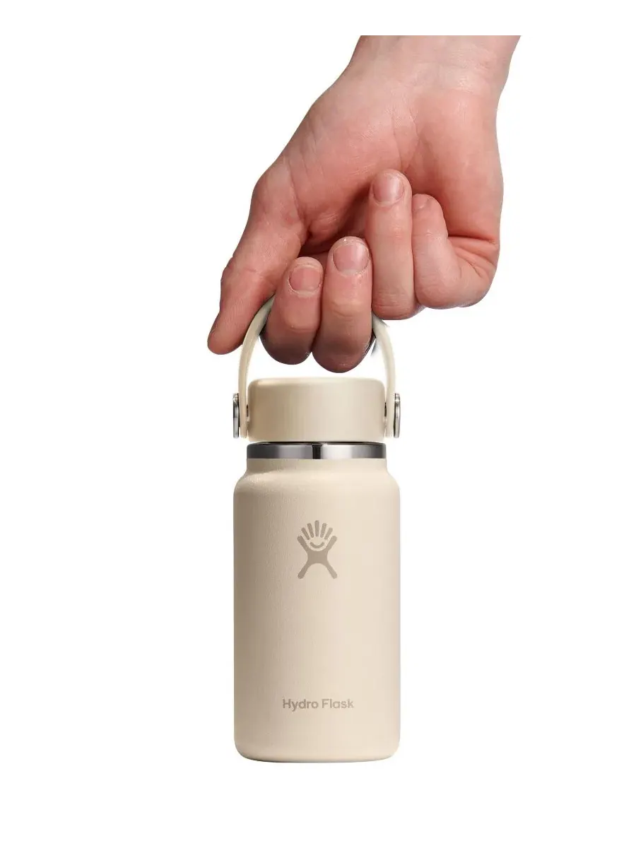 Термобутылка Hydro Flask 200 мл, с вакуумной изоляцией — изображение 3 из 5, овсяный