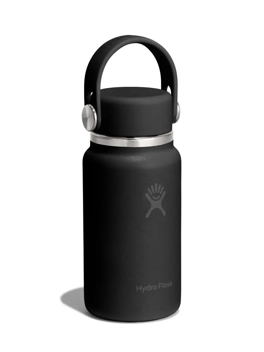 Термобутылка Hydro Flask, 200 мл, с двойными стенками — изображение 2 из 3, черный