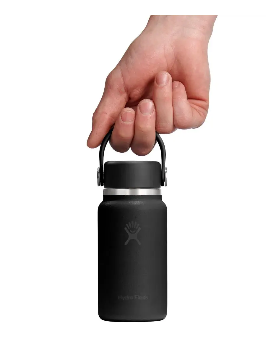 Термобутылка Hydro Flask, 200 мл, с двойными стенками — изображение 3 из 3, черный