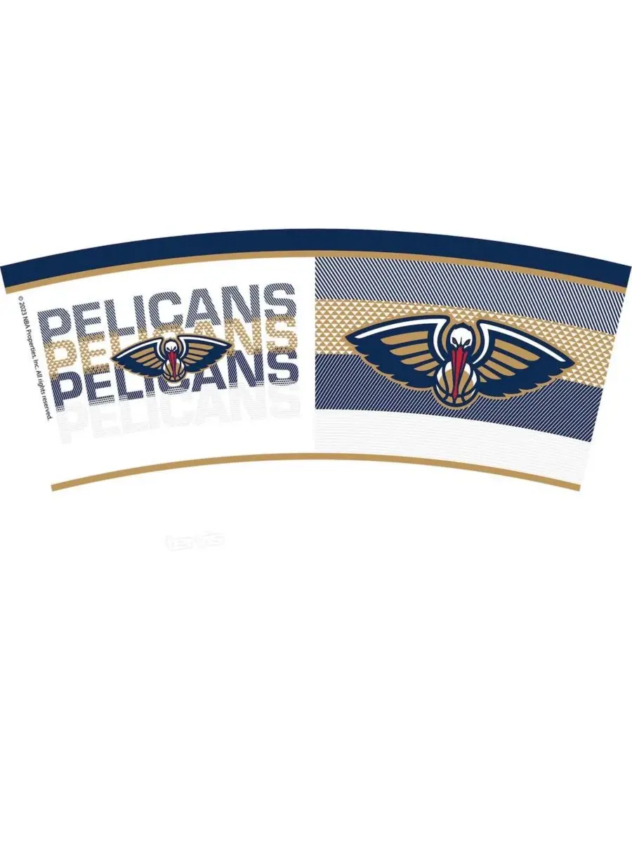 Термокружка Tervis 16 унций с принтом New Orleans Pelicans, Competitor Classic — изображение 2 из 2, нет цвета