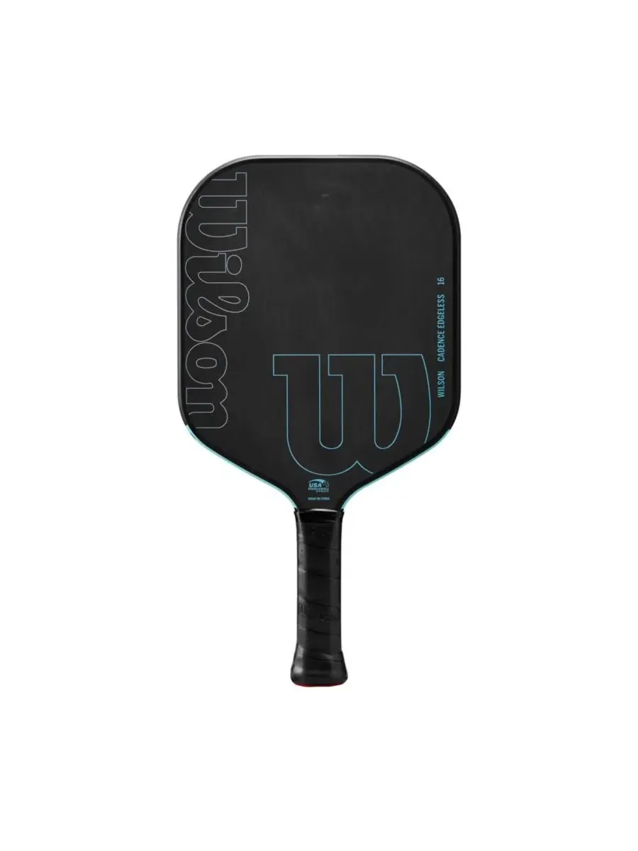 Ракетка для пиклбола Cadence Edgeless 16 - черная/светло-голубая / 11 см / 222 г Wilson