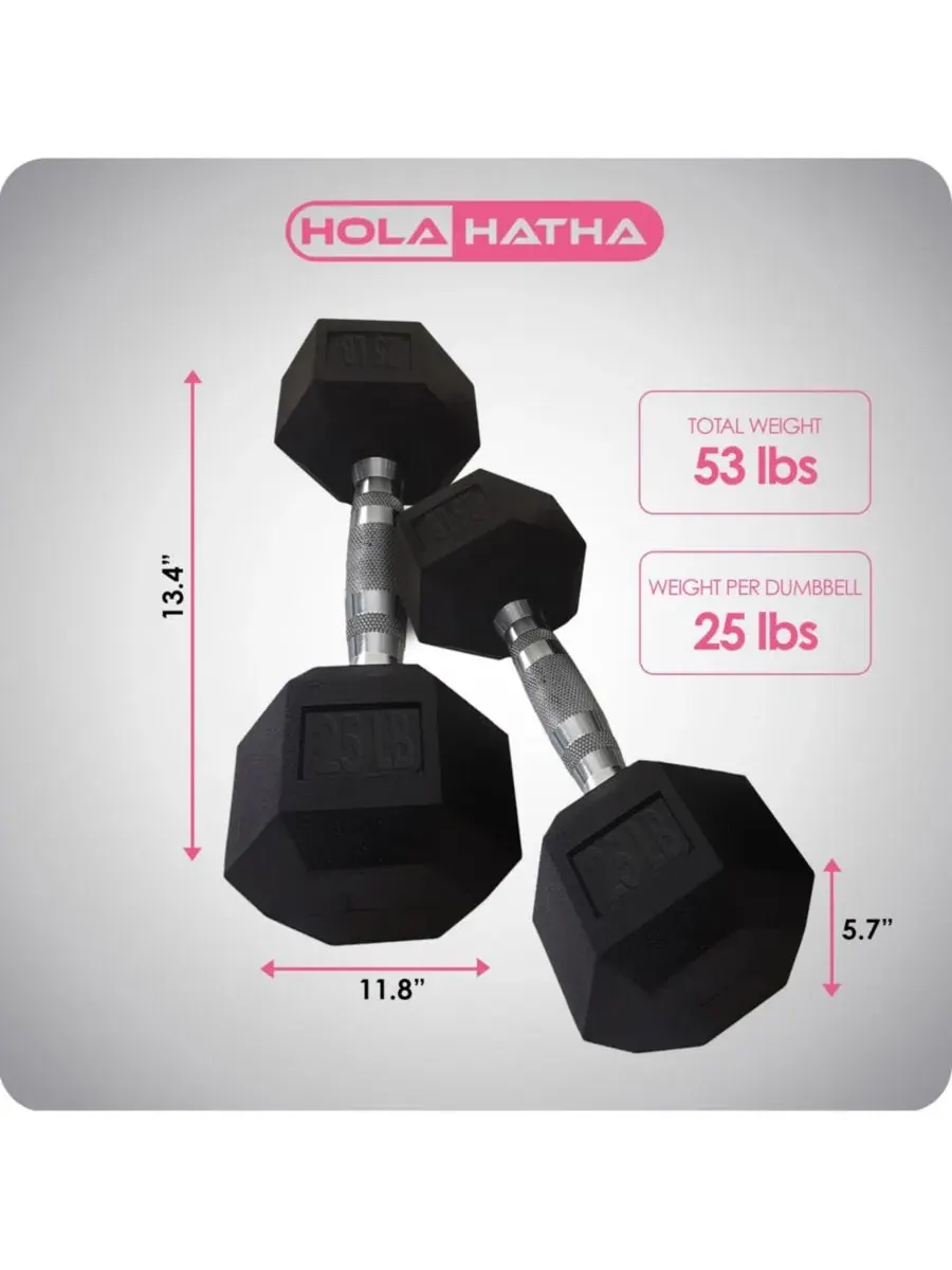 Железные шестигранные гантели весом 11 кг (около 11 кг) с эргономичными рукоятками для упражнений — изображение 6 из 11