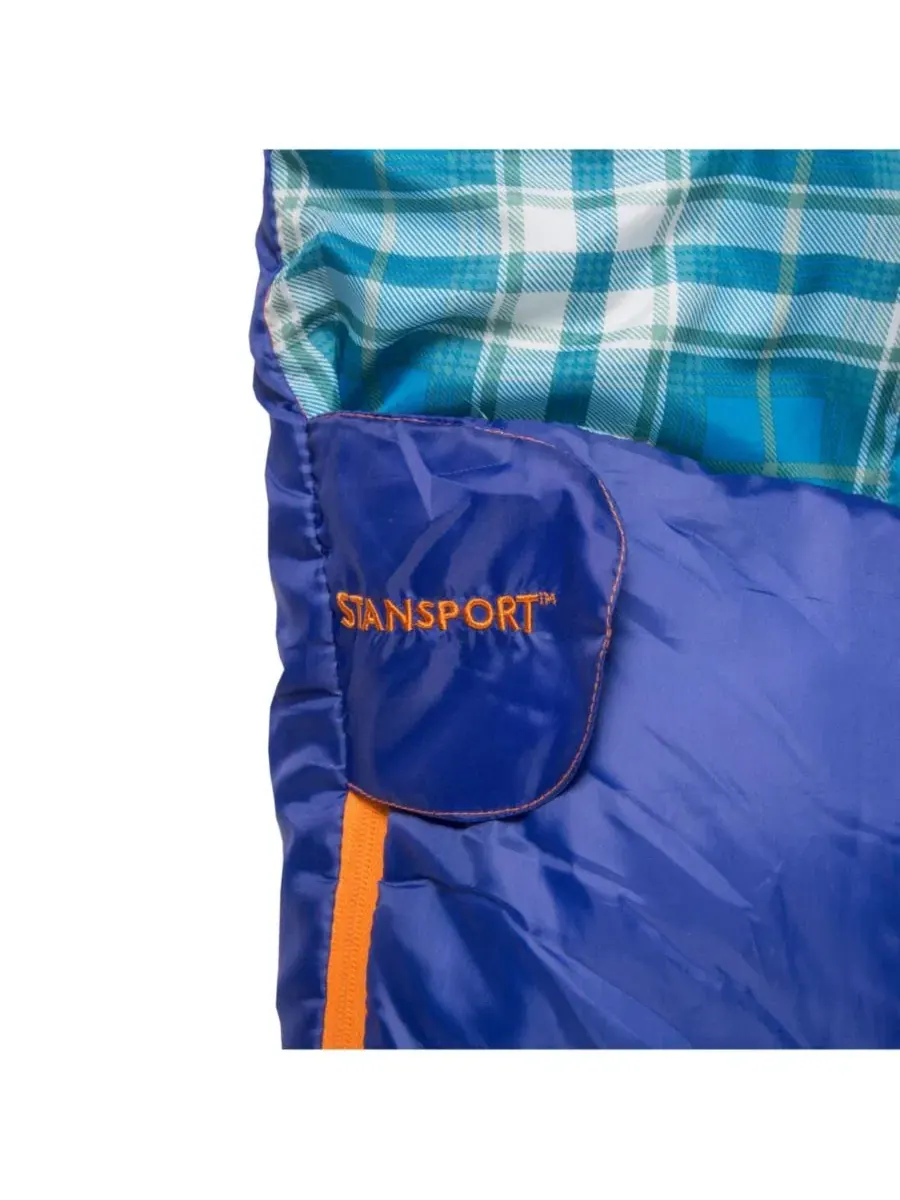Спальный мешок Stan Sport Mammoth Double на 2 человека, 3 кг Stansport — изображение 3 из 3, синий