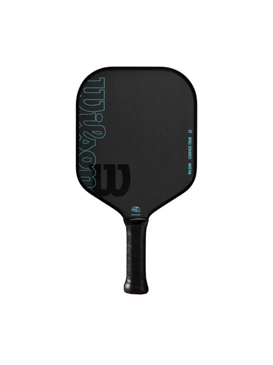 Ракетка для пиклбола Cadence Tour 12 - черная/светло-голубая / 11 см / 230 г Wilson