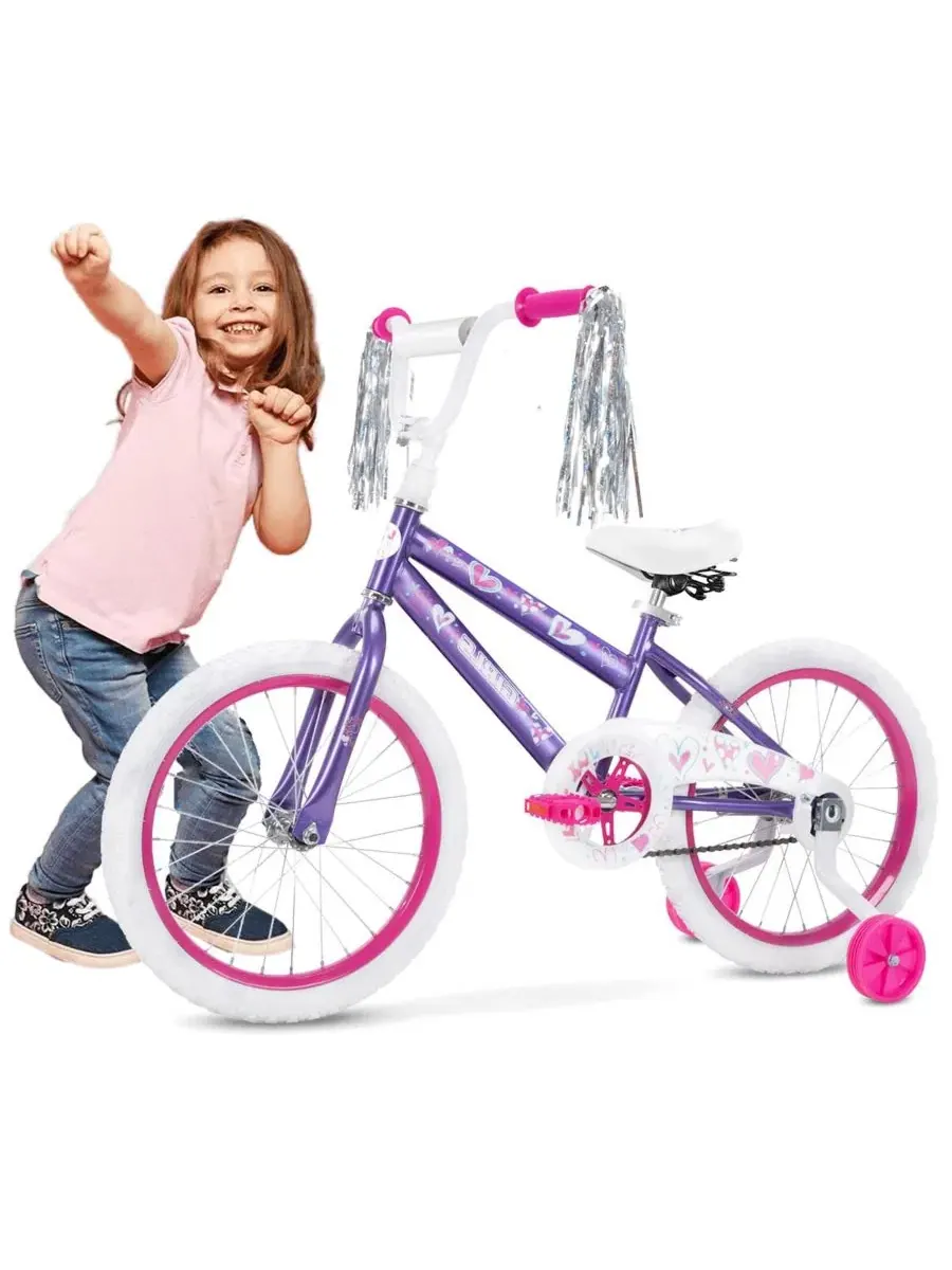 Детский велосипед с принтом, съемные страховочные колеса, модель Kids Bike SUGIFT