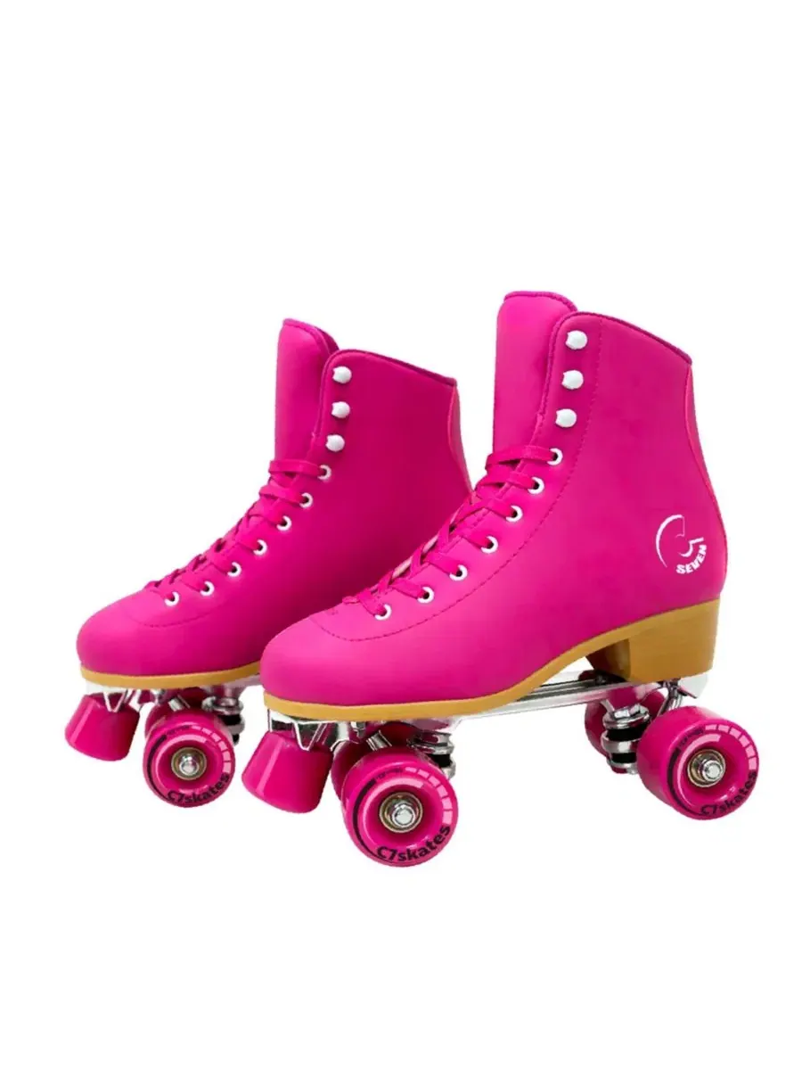 Роликовые коньки Forget Me Not Quad C7Skates — розовый