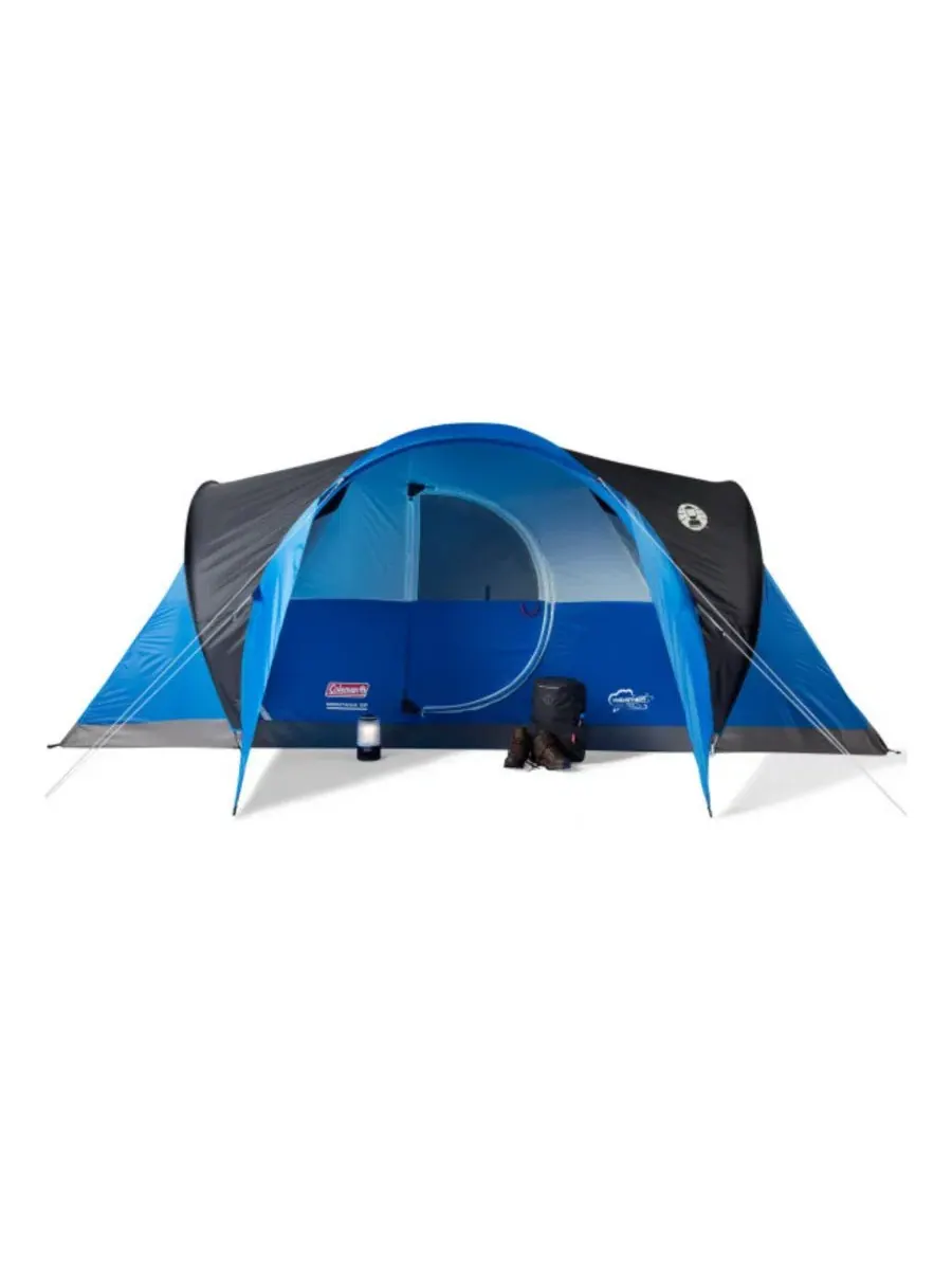 Восьмиместная кемпинговая палатка Montana Cabin с откидной дверью, синяя Coleman