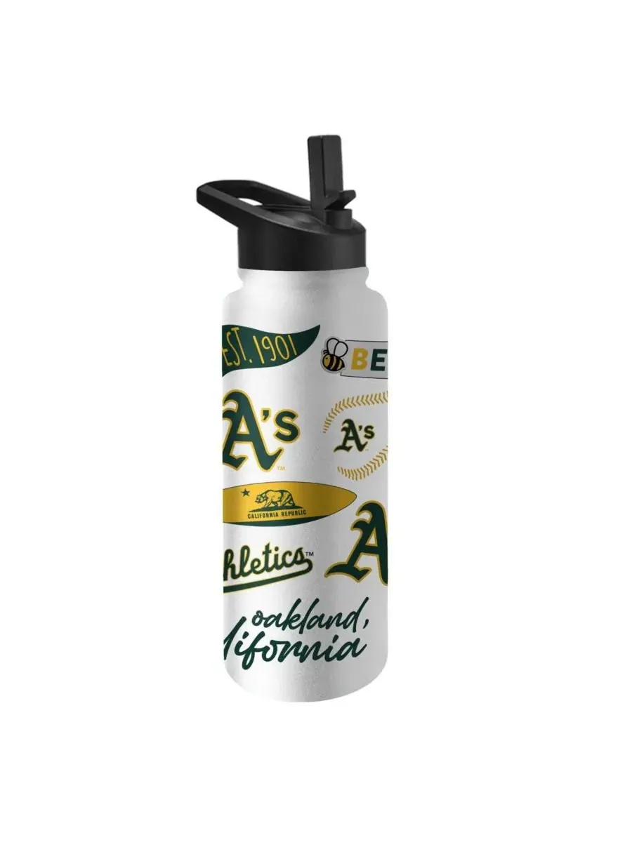 Бутылка Native Quencher с символикой Oakland Athletics объемом 964 г Logo Brands — изображение 2 из 2, мульти