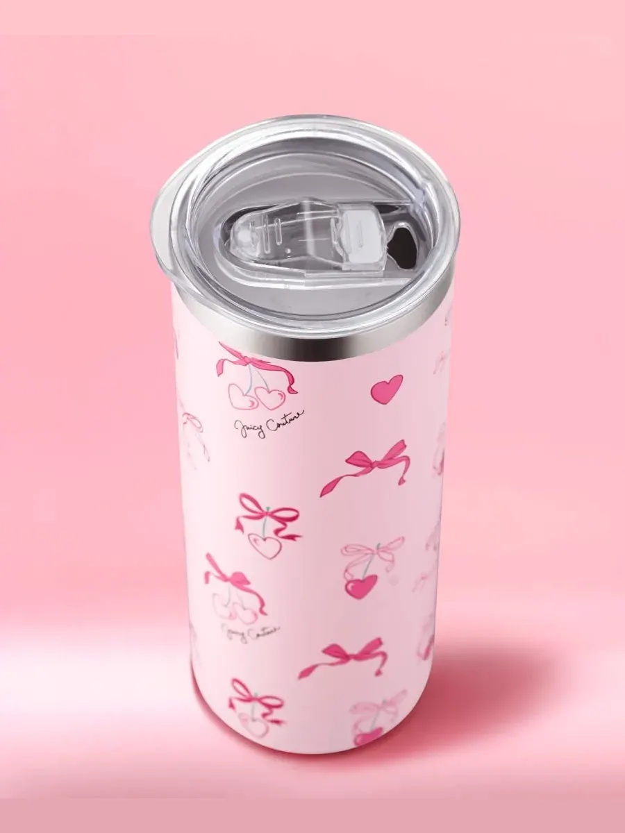 Термокружка для воды Insulated Glam Slip объемом 0,7 л Juicy Couture — изображение 4 из 7, розовый