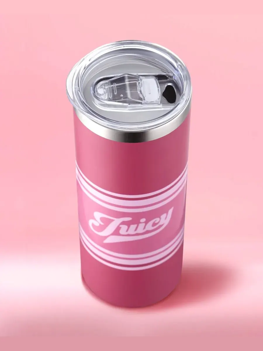 Термокружка для воды Insulated Glam Slip объемом 0,7 л Juicy Couture — изображение 4 из 7, розовый