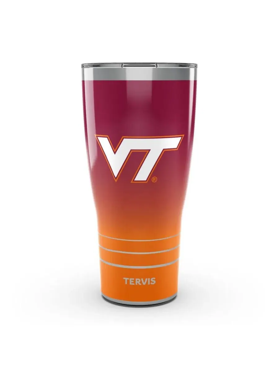 Термокружка 30 унций с принтом Hype Stripes, Virginia Tech Hokies Tervis Tumbler