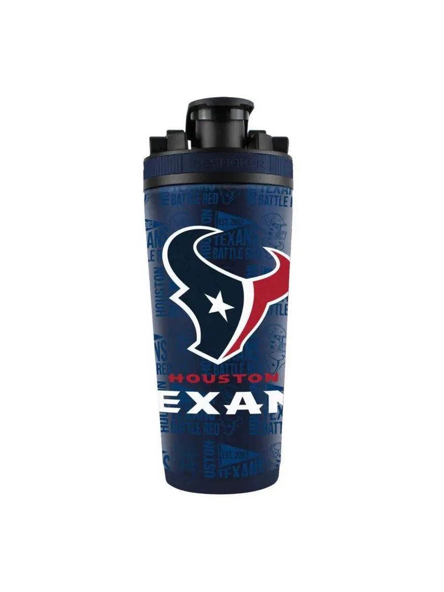 Бутылка для льда из нержавеющей стали 4D с символикой команды Houston Texans, объемом 737 г Ice