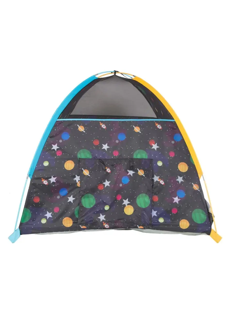 Светящаяся в темноте купольная палатка «Галактика» Pacific Play Tents — изображение 11 из 12, черный