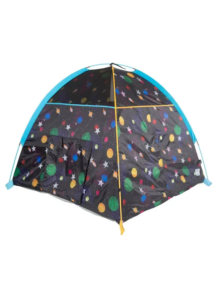 Светящаяся в темноте купольная палатка «Галактика» Pacific Play Tents — изображение 4 из 12, черный