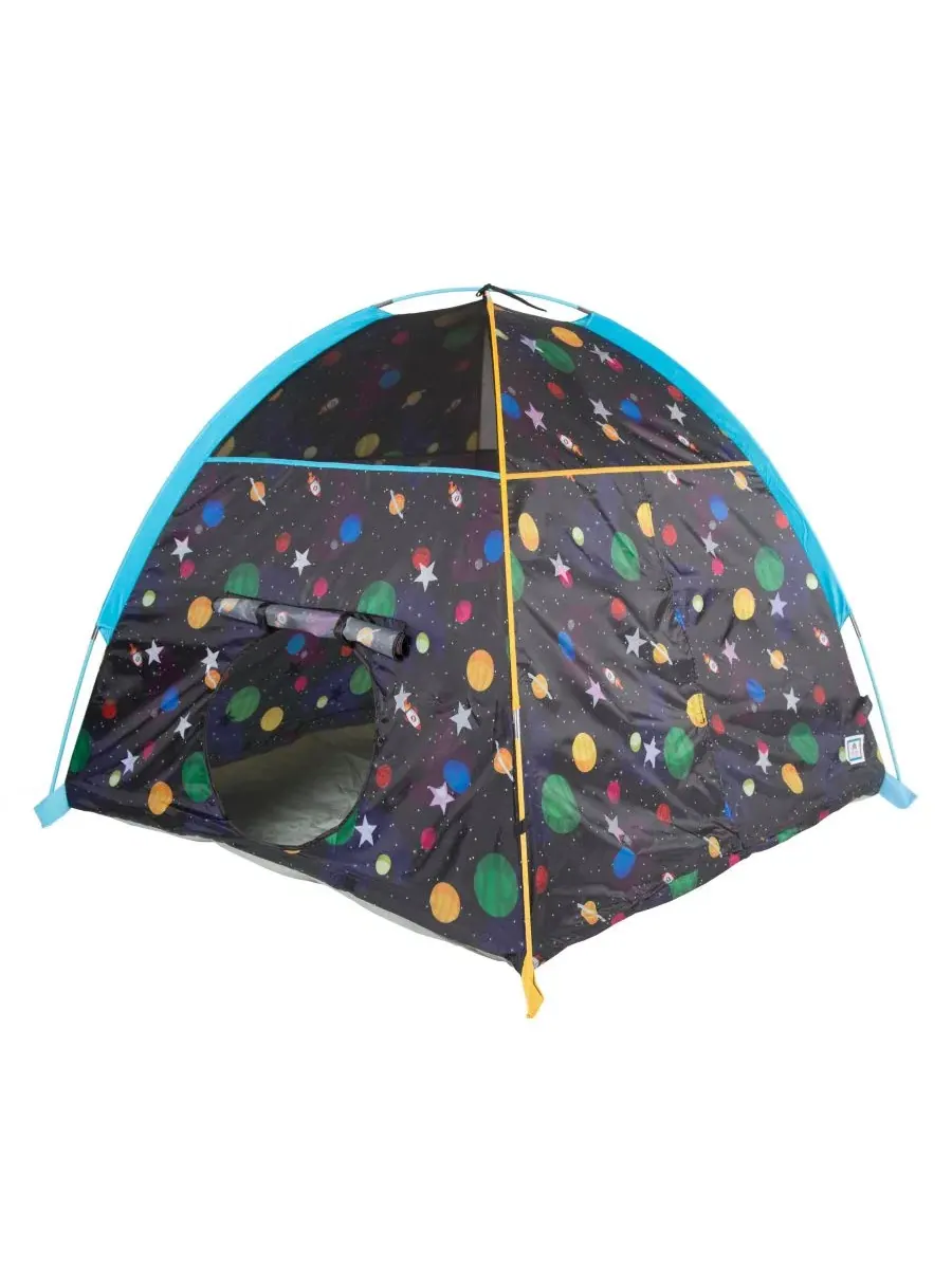 Светящаяся в темноте купольная палатка «Галактика» Pacific Play Tents — изображение 6 из 12, черный
