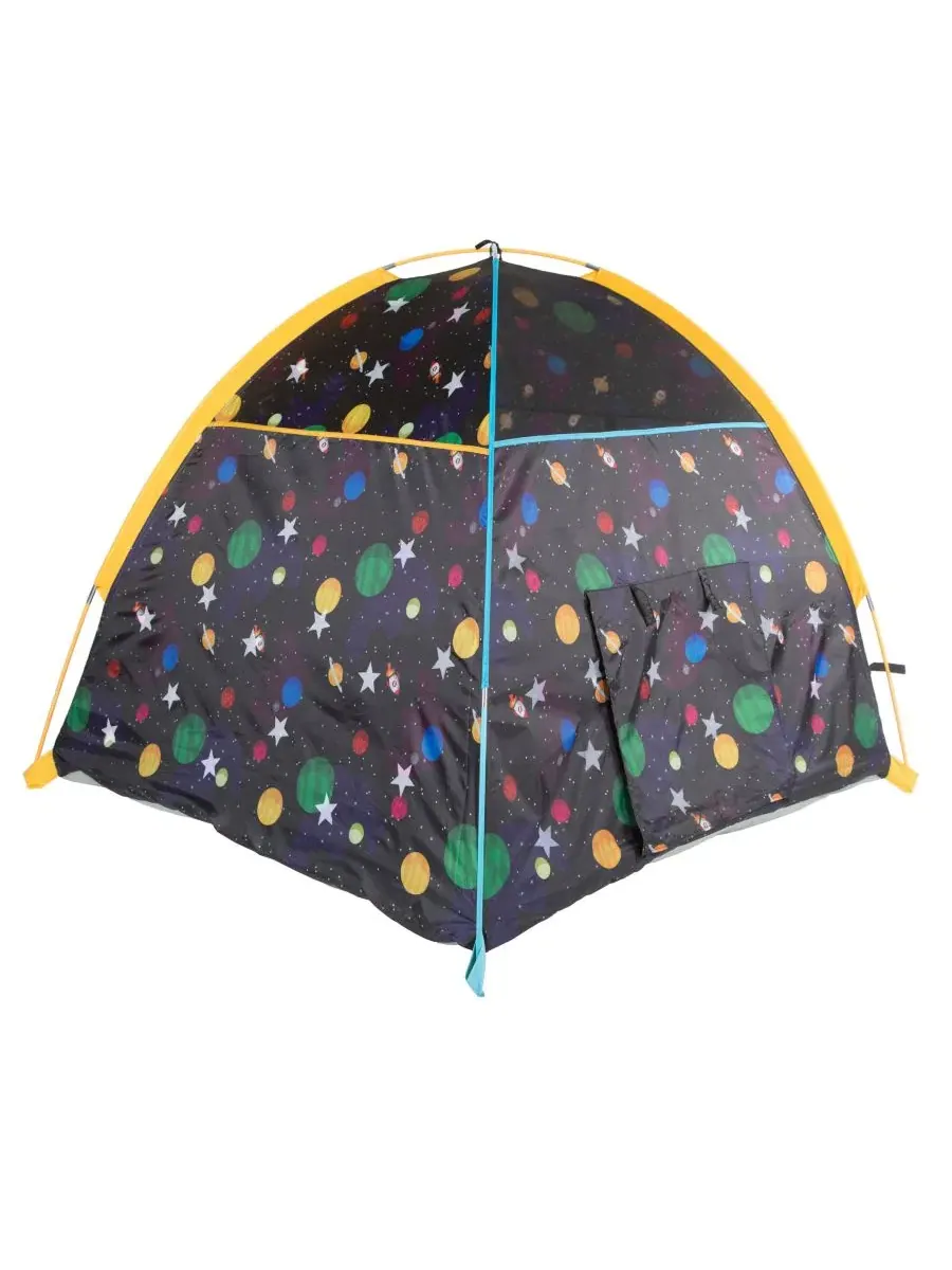 Светящаяся в темноте купольная палатка «Галактика» Pacific Play Tents — изображение 8 из 12, черный