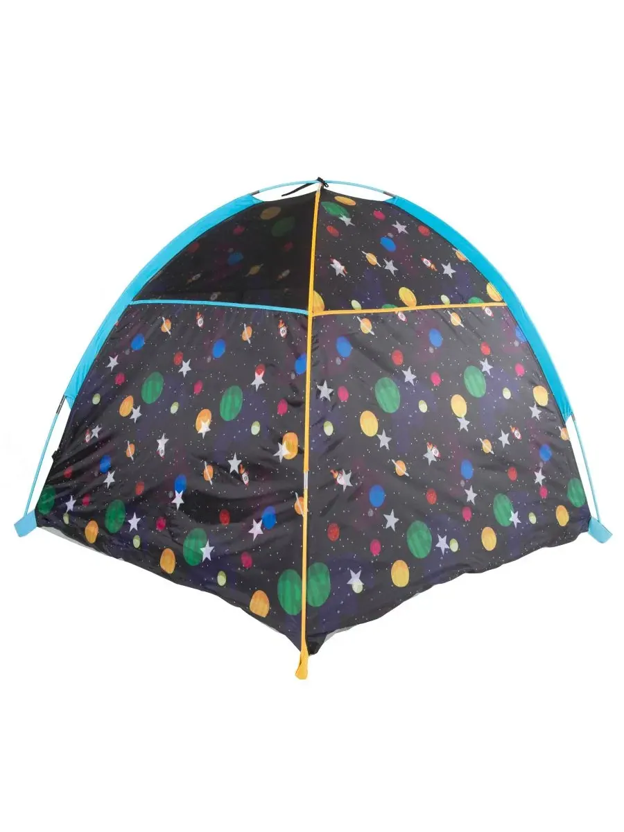 Светящаяся в темноте купольная палатка «Галактика» Pacific Play Tents — изображение 9 из 12, черный