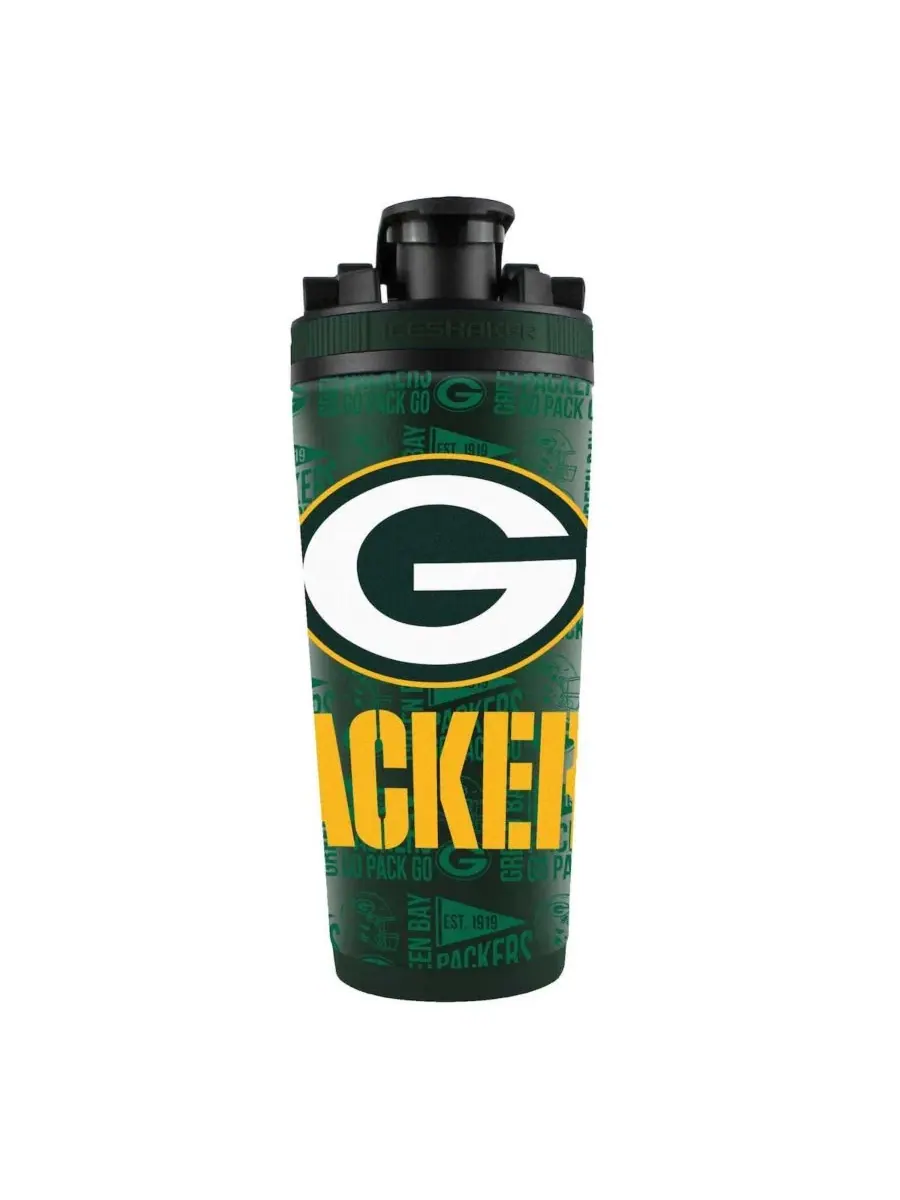 Бутылка для льда Green Bay Packers из нержавеющей стали 4D объемом 737 г (747 мл) Wincraft