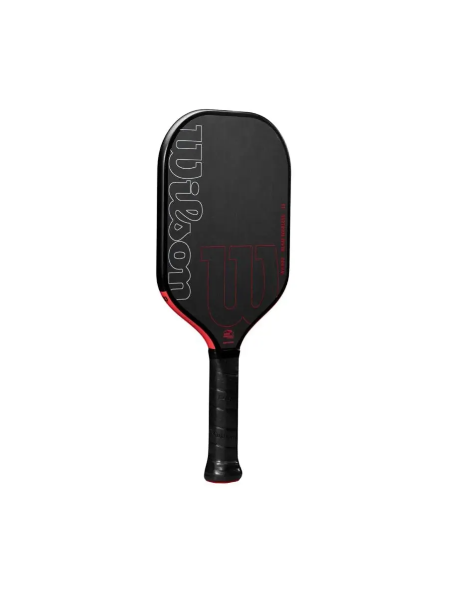 Ракетка для пиклбола Blaze Edgeless 13 - черно-красная / 11 см / 217 г Wilson — изображение 2 из 3, черный/красный