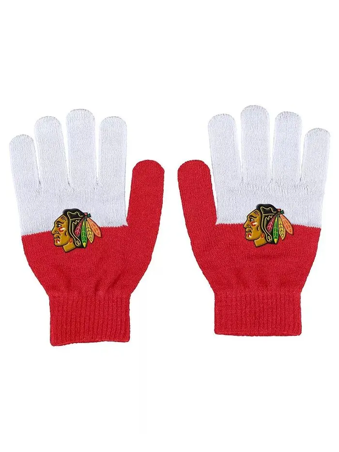 Женские перчатки Chicago Blackhawks Color-Block WEAR by Erin Andrews