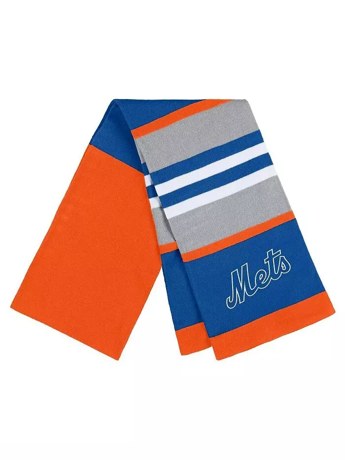 Женский комплект перчаток и шарфа New York Mets Stripe WEAR by Erin Andrews — изображение 3 из 3