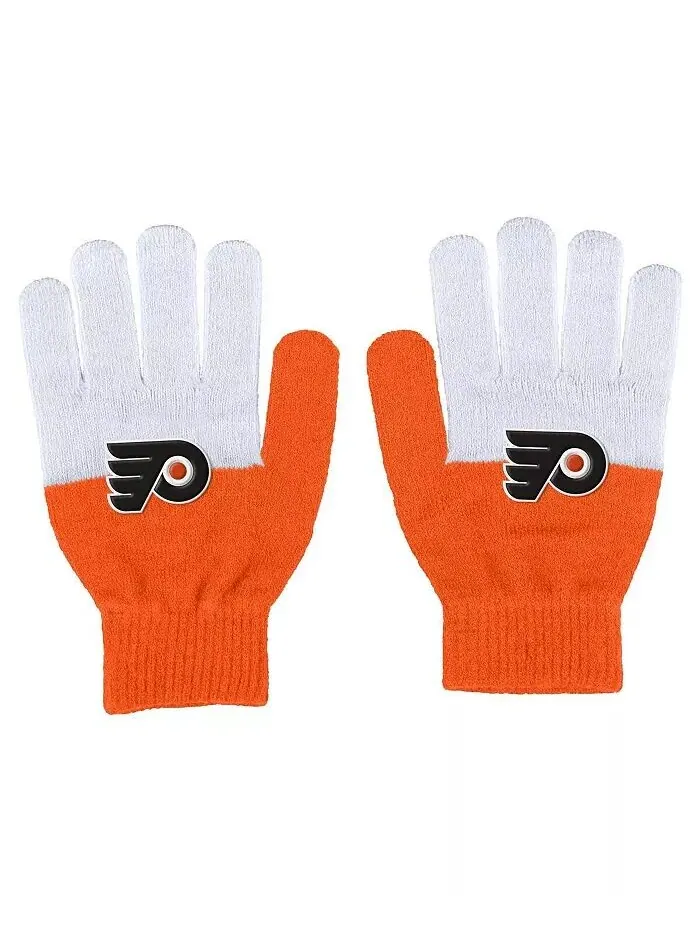 Женские перчатки Philadelphia Flyers Color-Block WEAR by Erin Andrews