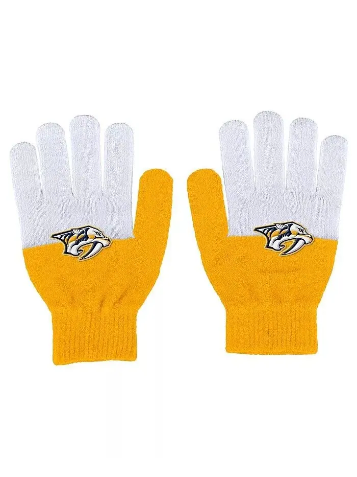 Женские перчатки Nashville Predators Color-Block WEAR by Erin Andrews