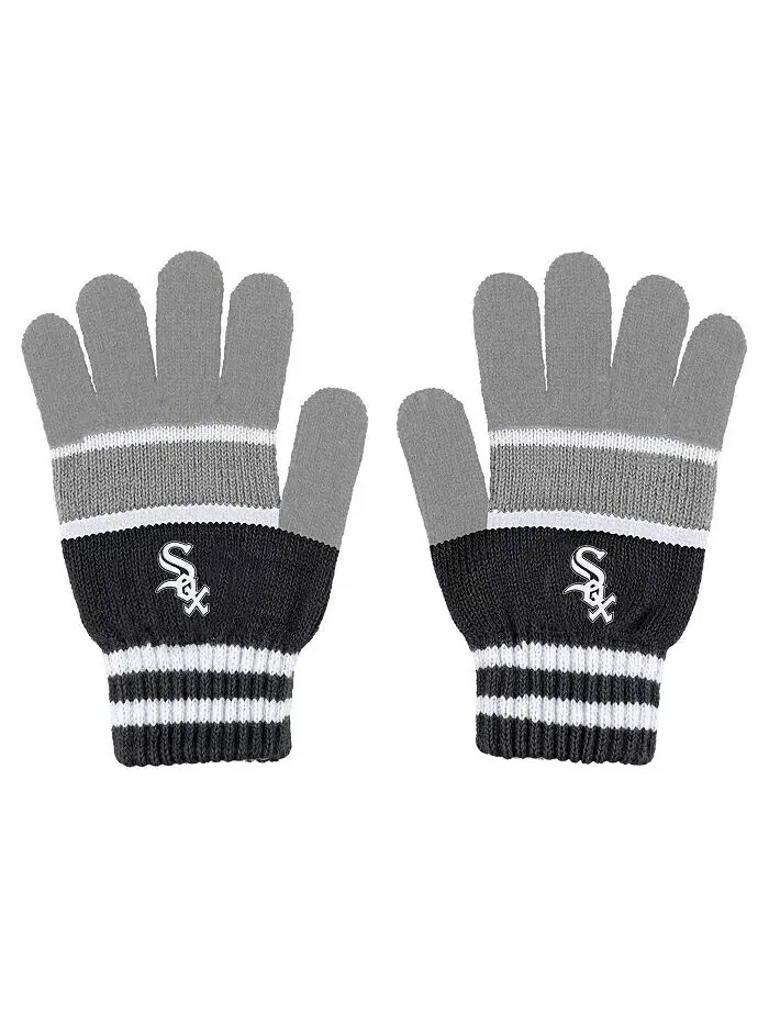 Женский комплект перчаток и шарфа Chicago White Sox Stripe WEAR by Erin Andrews — изображение 2 из 3