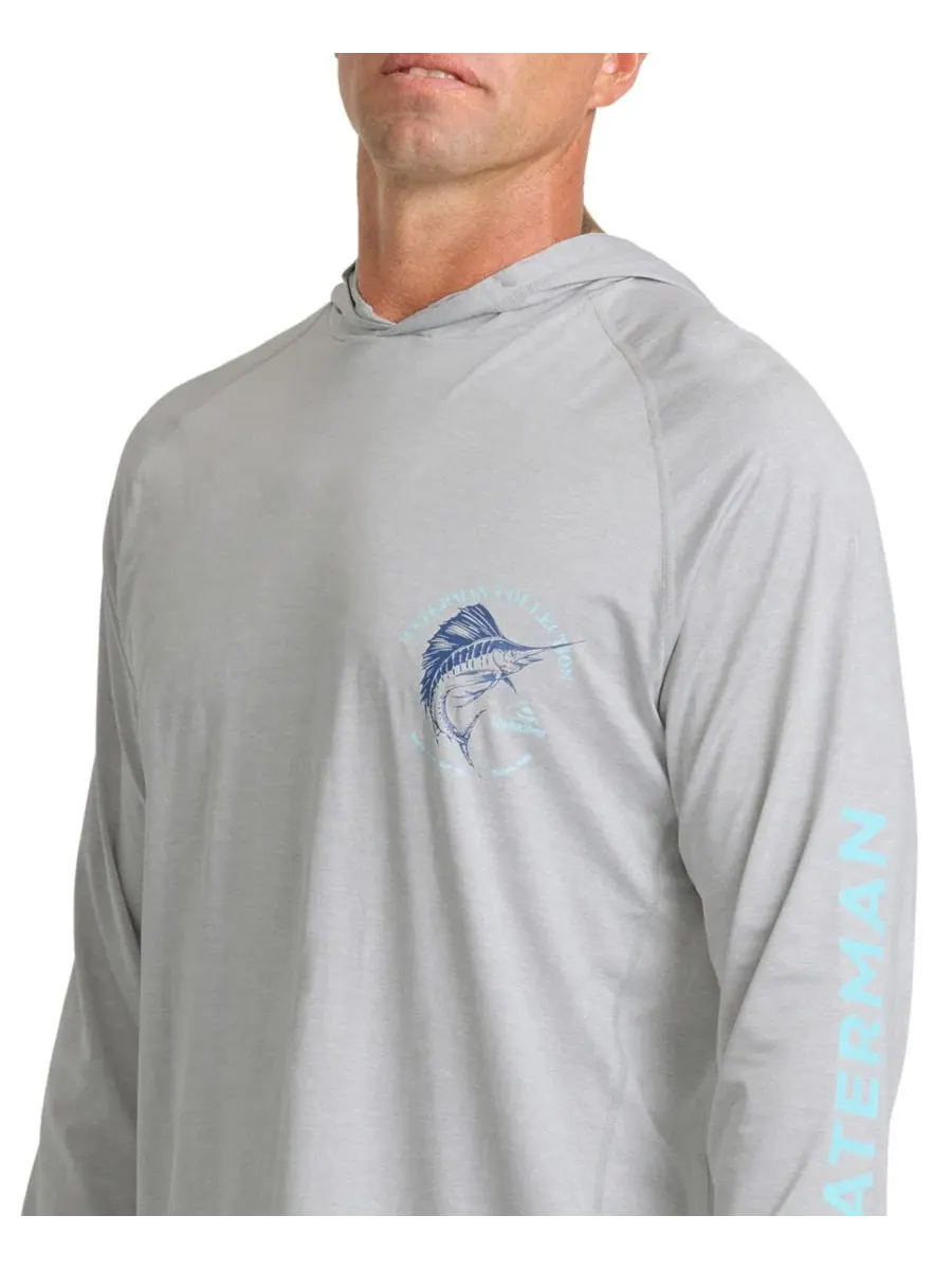Мужская рашгарда с капюшоном Quiksilver Waterman — 4
