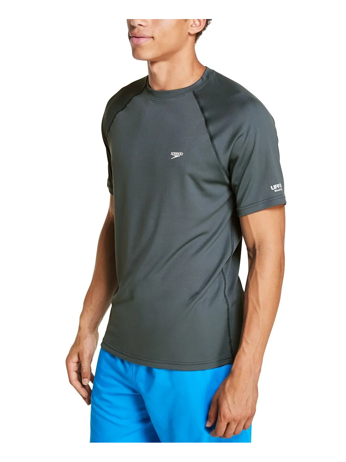 Мужской быстросохнущий рашгард upf 50+ Speedo — 3