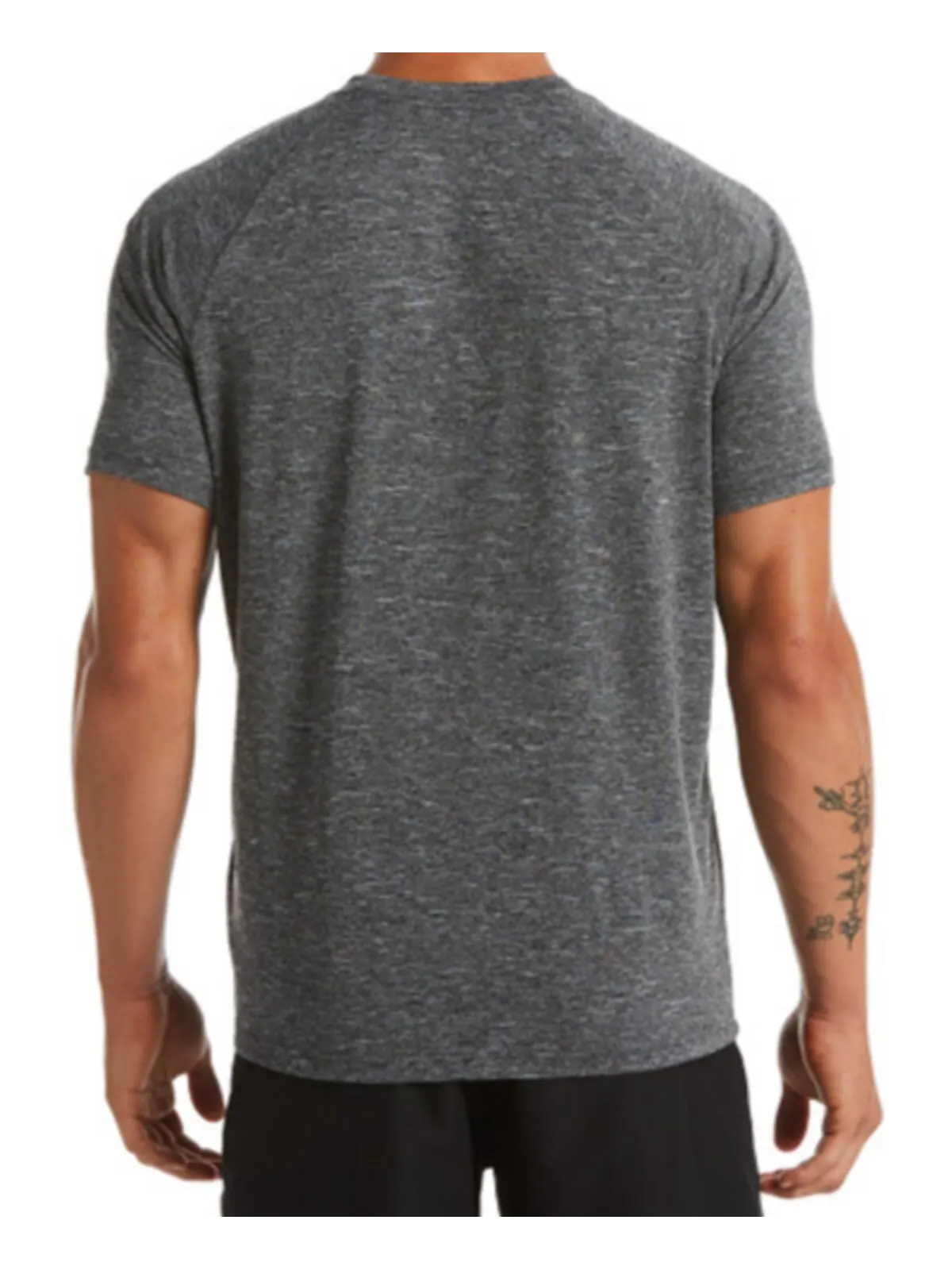Мужской рашгард hydroguard dri-fit stretch upf 40+ heather rash guard Nike — 6