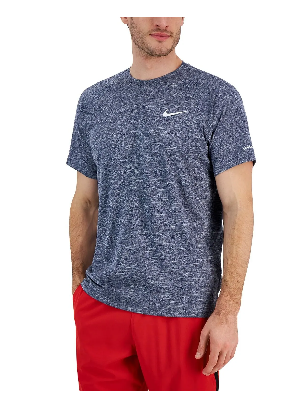 Футболка Nike Hydroguard Dri-fit Stretch UPF 40+ Heather Rash Guard — 3