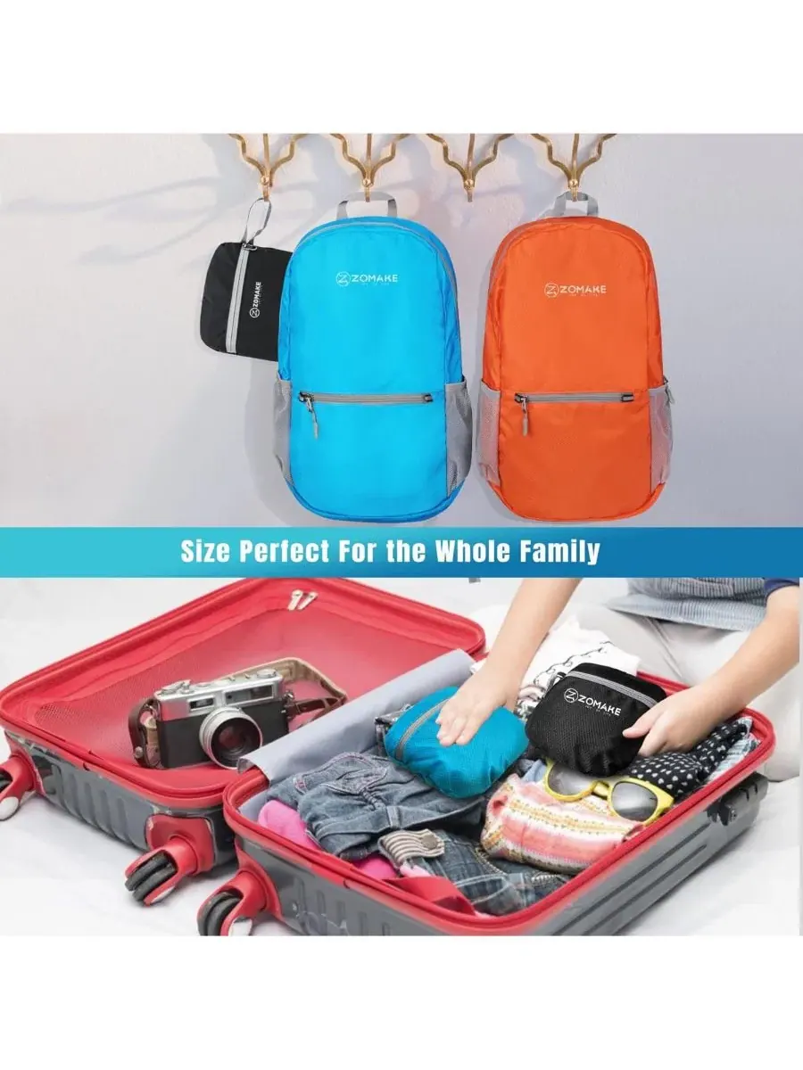 Сверхлегкий походный рюкзак 20 л, компактный, водостойкий, подходит для женщин и мужчин Urbanmax — изображение 5 из 6
