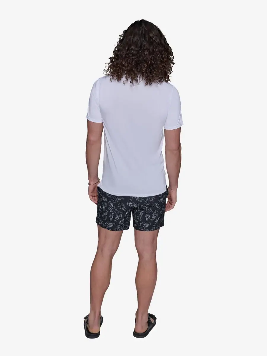 Мужская футболка с круглым вырезом Karl Doll Head Rashguard Karl Lagerfeld Paris — 5
