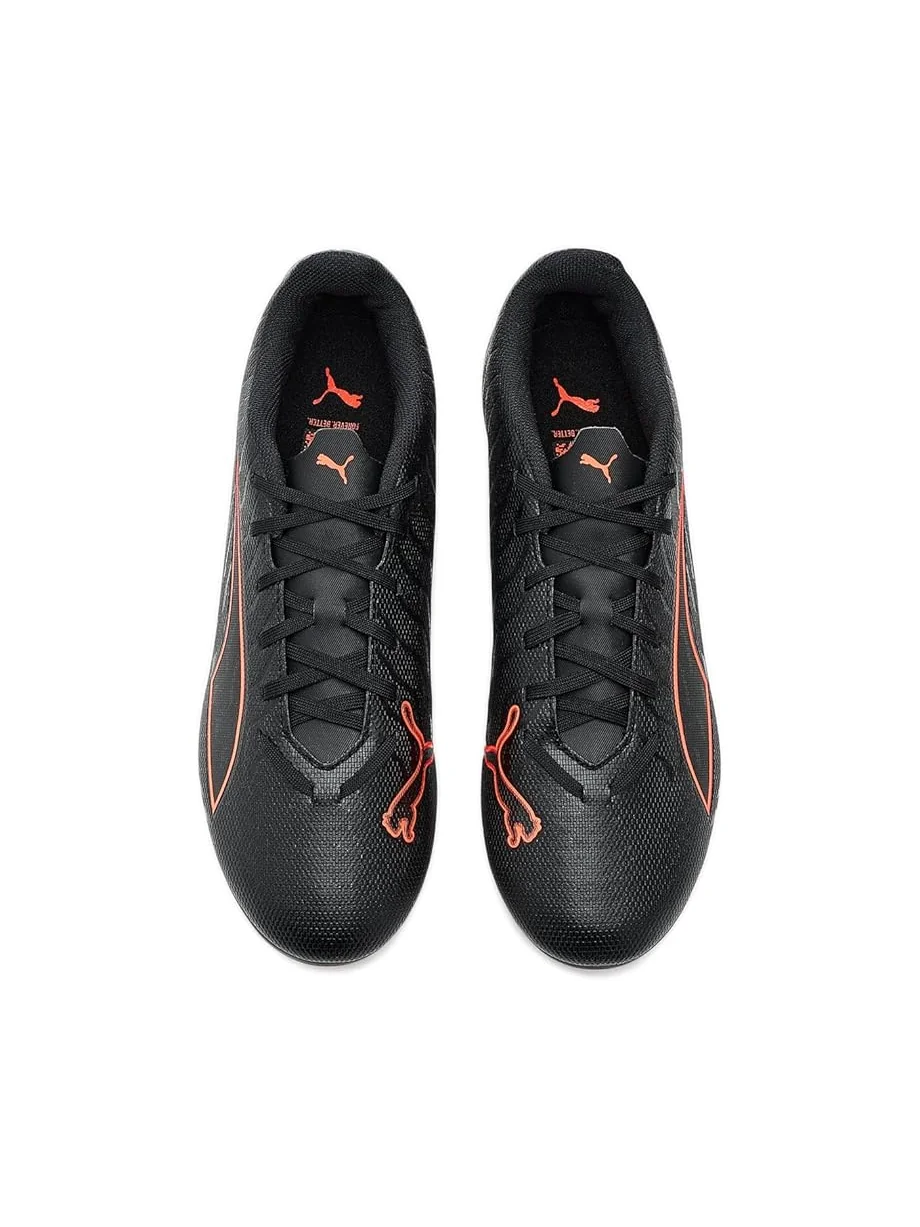 Мужские бутсы PUMA Ultra 6 Play Firm, Artificial Ground — изображение 2 из 7, черный/красный