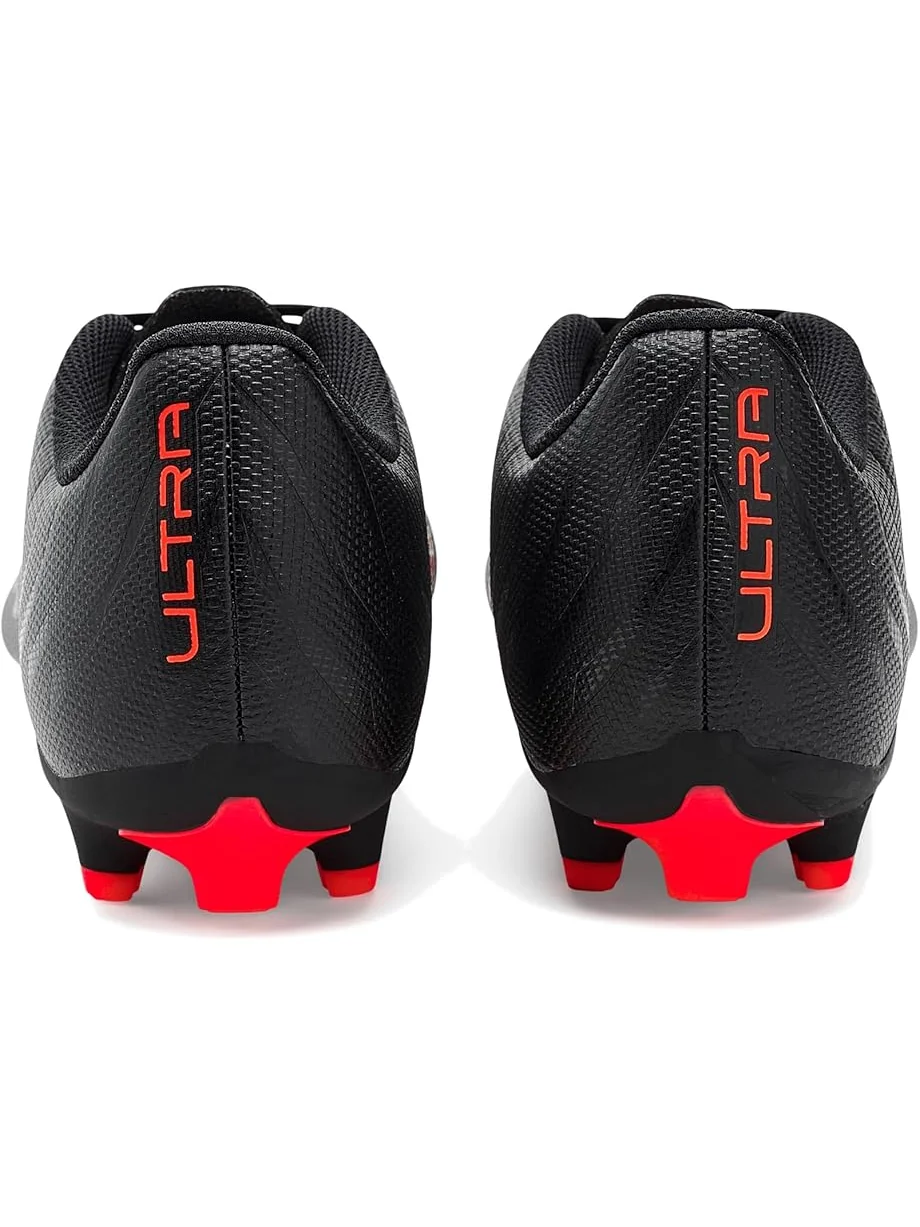 Мужские бутсы PUMA Ultra 6 Play Firm, Artificial Ground — изображение 7 из 7, черный/красный