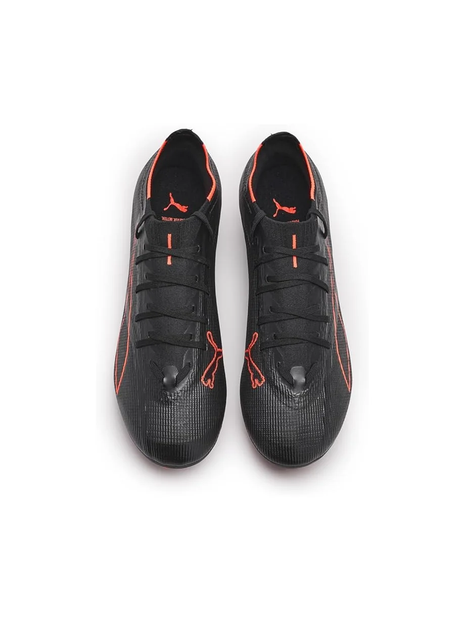 Мужские бутсы PUMA Ultra 6 Match Firm, Artificial Ground — изображение 2 из 7, черный/красный