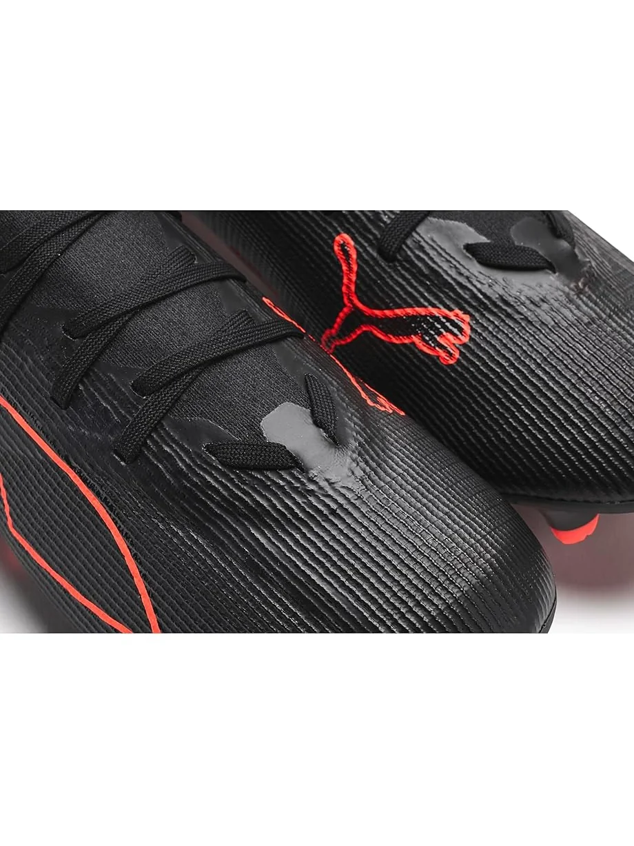 Мужские бутсы PUMA Ultra 6 Match Firm, Artificial Ground — изображение 6 из 7, черный/красный