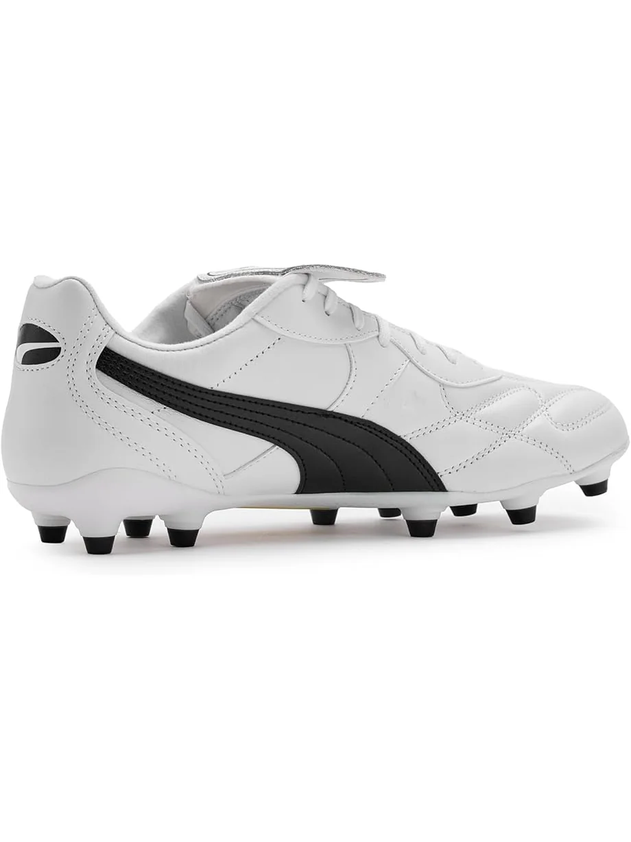 Мужские бутсы PUMA King Top Firm, искусственный газон — изображение 3 из 7, белый/черный