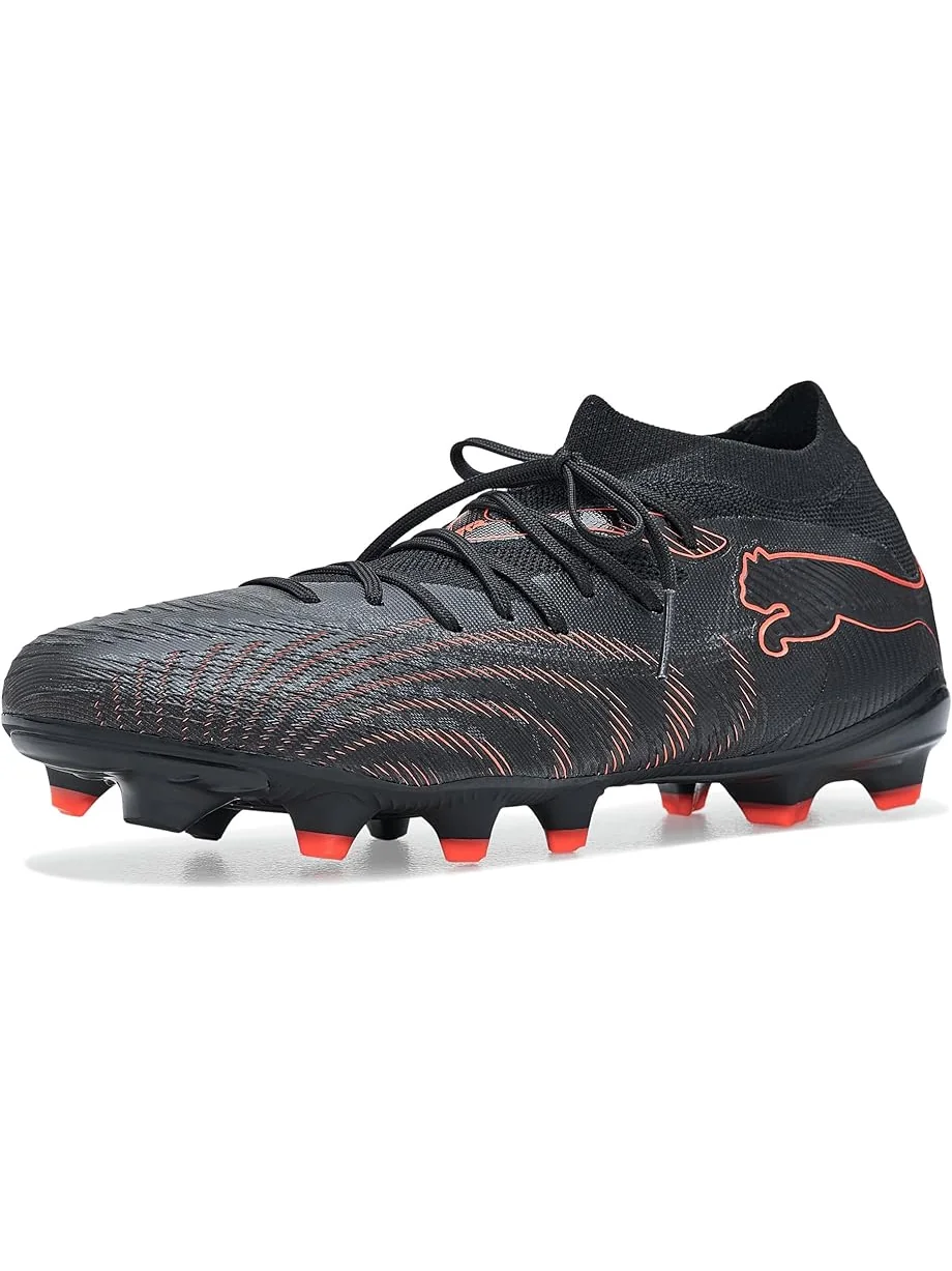 Мужские бутсы PUMA Future 9 Match Firm, Artificial Ground — изображение 1 из 7, черный/красный/серый