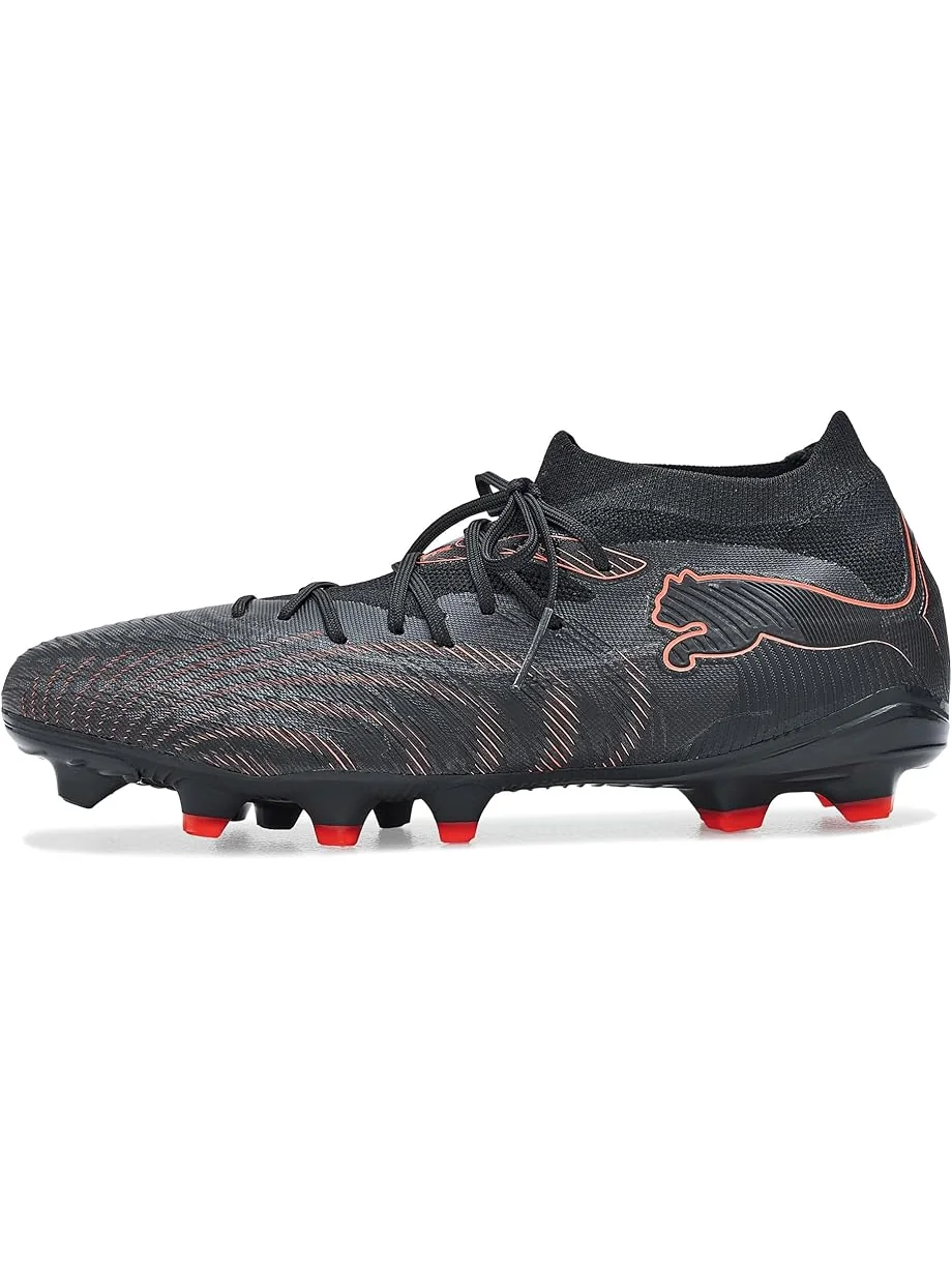 Мужские бутсы PUMA Future 9 Match Firm, Artificial Ground — изображение 4 из 7, черный/красный/серый