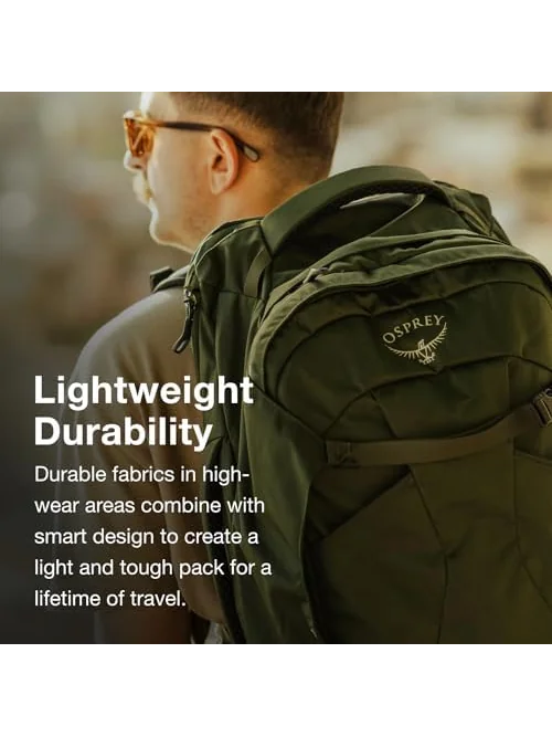 Osprey Farpoint 40L туристический рюкзак — изображение 3 из 6, чёрный