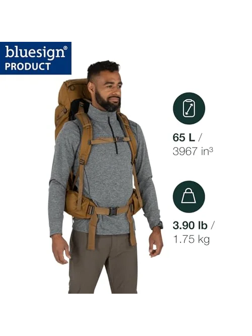 Osprey Rook 65L рюкзак для палаток — изображение 2 из 6, синий