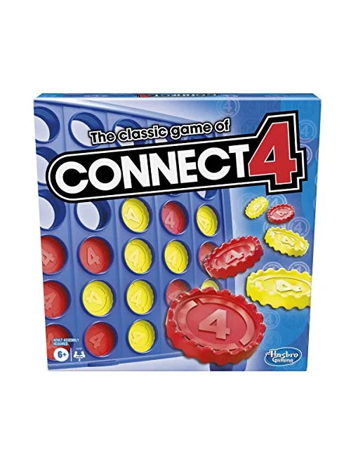 Hasbro Connect 4 — стратегическая настольная игра — изображение 1 из 6, разноцветный