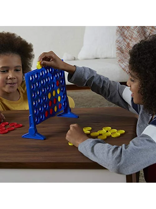 Hasbro Connect 4 — стратегическая настольная игра — изображение 4 из 6, разноцветный