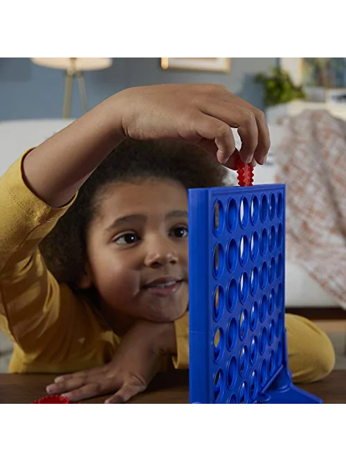 Hasbro Connect 4 — стратегическая настольная игра — изображение 5 из 6, разноцветный